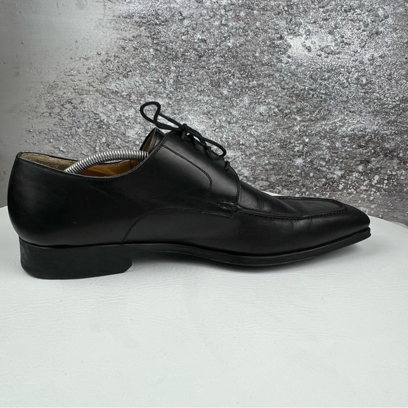 527 Magnanni PARDO derby Elegant Black Leather Men\'s Shoes 14